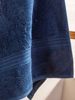 Σετ πετσέτες και χαλάκι μπάνιου homelovers organic 40X66+68X137+50X70 / Blue